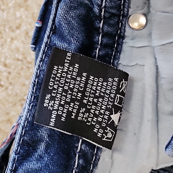 Grace in LA Southwest Fray Hem Shorts Size 27 - Picture 10 of 10